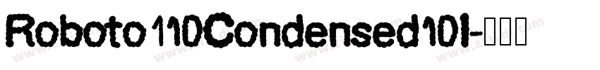 Roboto1 Condensed I字体转换
